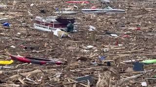 Devastating Flooding from Hurricane Helene in Lake Lure/Chimney Rock, Western North Carolina, USA