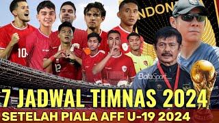 7 JADWAL TIMNAS INDONESIA 2024 SWTELAH PIALA AFF U-19 2024