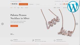 Maia Jewelry Store Website  WordPress Themes & Templates 