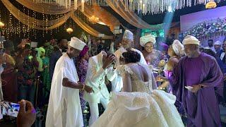 Adebimpe and Lateef dance as Adewale Ayuba serenade the couple