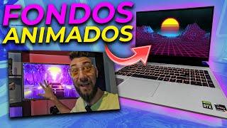  Como poner FONDOS ANIMADOS en WINDOWS 11,10,8 (FUNCIONA) | WALLPAPERS ANIMADOS