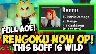 Rengoku is now BUSTED OP! 1 MILLION+ DMG (Without TRAITS!)! | UTD Update
