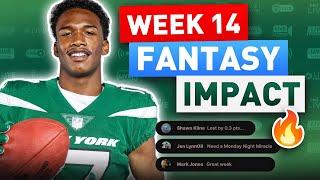 NFL Week 14 Reactions + Injuries | Early Week 15 Waiver Wire & Fantasy Football Advice (2024)