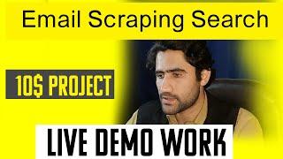 Email Scraping Search Live Demo Work 10$ Project Fiverr & Upwork |   Farooq Tv