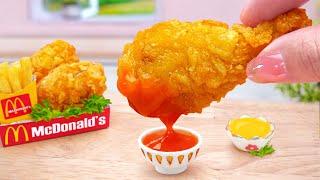 Spicy Chicken McDonald's Recipe  Cooking Yummy Miniature McCrispy Chicken Thighs Tina Mini Cooking