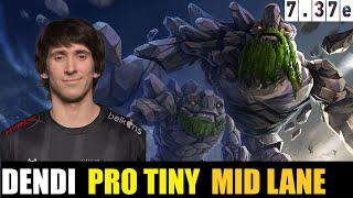 DENDI [TINY] MID  7.37E - DOTA 2 HIGHEST MMR MATCH#dota2 #dota2gameplay #dendi