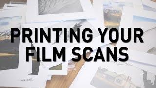 Printing your film scans