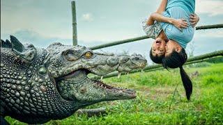 A sibling is used as bait to retrieve a million yuan swallowed by a 36-foot crocodile