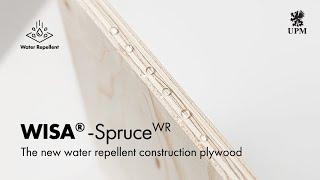 WISA-SpruceWR - The water repellent construction plywood