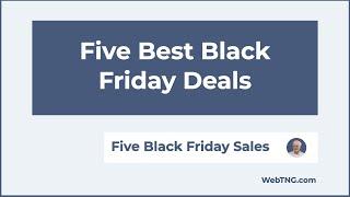 Five Best WordPress Black Friday 2024 Deals