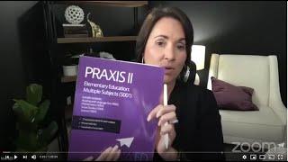 Praxis Elementary Education Multiple Subjects 5001 Live Webinar