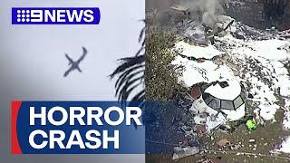 Brazil plane crash leaves 61 people dead | 9 News Australia