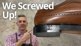 We Botched the Shoe Repair - Here's How We Fixed It