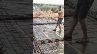 Crank Bar Making | Two way slab reinforcement | RCC slab#shorts