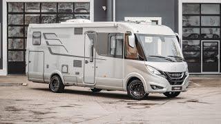 Bündige Räder bei vollintegrierten Wohnmobilen (Mercedes Sprinter Hymer Masterline 780)