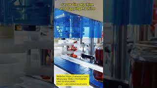 Nenosun Jar Sealing Machine and Capping Machine #sealingmachine #manufacturing