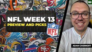 NFL Week 13 Picks and Predictions 2024 with Adam Chernoff | The Simple Handicap Podcast