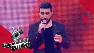 Alexander Sargsyan sings 'Rise Like a  Phoenix' - Blind Auditions - The Voice of Armenia - Season 4