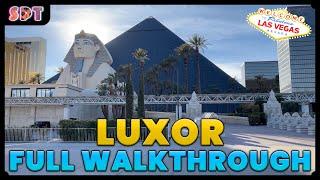 Luxor Las Vegas Full Walkthrough: Explore the Iconic Pyramid Resort!
