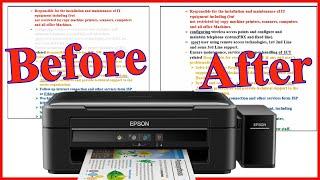 How to fix  print quality on Epson printer | poor print quality problem on Epson printers