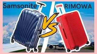 Samsonite Vs Rimowa | Cabin size luggage comparison b/w Samsonite Cosmolite Vs RIMOWA Salsa Deluxe