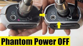 Shure MVi Phantom Power OFF