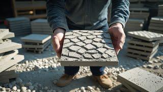 Concrete Tile Factory Tour - Watch the Magic of Manufacturing!
