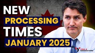 Canada Immigration Updates: New Processing Times for January 2025