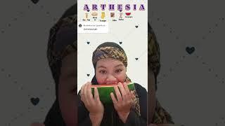 makan sesuai nama AETHESIA, Ayo komen nama kamu yang banyak ya #shorts #mukbang #food