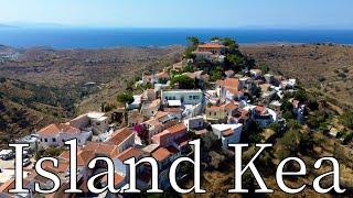 Island Kea (Tzia), Greece - by drone [4K]. #cyclades