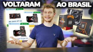 PLACAS DE VÍDEO DO ALIEXPRESS VOLTARAM AO BRASIL! RYZENS COM ÓTIMO PREÇO E SEM JUROS E MAIS…