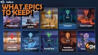 What Epics to Keep and What Epics to EAT! || Infinite MagicRaid