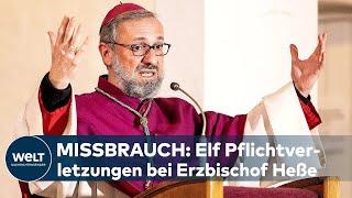 MISSBRAUCH: Gutachter sehen elf Pflichtverletzungen bei Erzbischof Heße