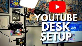 Simple YouTube Desk Setup Tour [2022]