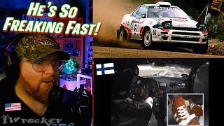 NASCAR Fan Reacts to Juha Kankkunen Incredible On Board Footage + Toyota Celica ST 185 SOUNDS