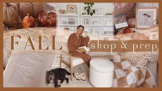 FALL SHOP & PREP WITH ME | Thrifting, HomeGoods, World Market, Target & full fall decor haul! 