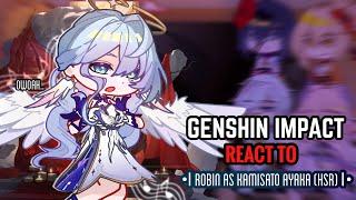  Genshin Impact React to Robin as Kamisato Ayaka || Gacha Club ||