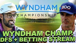 Wyndham Championship DFS + Betting Livestream: GPP Strategy, Outrights, Prize Picks + Underdog Props