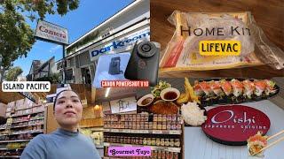 VLOG #40 ️ CANON POWERSHOT V10 I OISHI JAPANESE CUISINE I LIFEVAC I ISLAND PACIFIC 