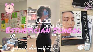First Day Of Esthetician School*vlog* +what’s in my kit 