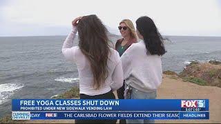 San Diego yoga teachers face ban on beachside classes