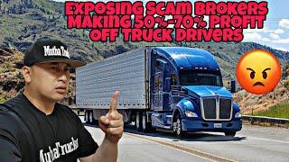 Scam Freight Broker Making $6500 Off Load & Paying Trucker $1200! Lets Expose These Brokers