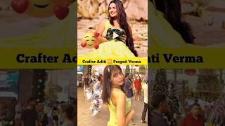 PRAGATI Verma  CRAFTER Aditi  ? #shorts#pragativerma@PragatiVermaaShorts@CrafterAditi