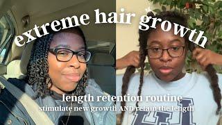 how I retain length and extreme hair moisturization *detailed*
