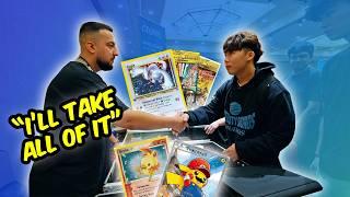 I Bought His ENTIRE Childhood Collection! | Front Row Card Show VENDOR POV