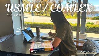 USMLE Step 1 & COMLEX Lvl 1 study vlog | highs and lows 