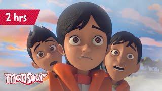 Best Compilation Series P12  | 2 Hours of Cartoons for Kids  | The Adventures of Mansour 