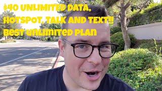 $40 Unlimited Data, Talk, Text and Hot Spot | Visible Review - BEST PREPAID UNLIMITED PLAN