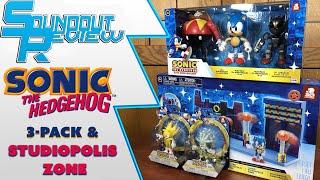 Sonic the Hedgehog 30th Anniversary Action Figure 3-Pack and Studiopolis Zone Playset! [Soundout12]