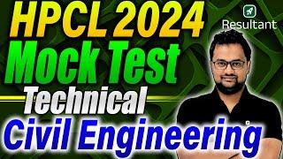 HPCL 2024 Technical Mock Test | HPCL Exam 2024 | Civil Engineering (CE) | Abhinav Negi Sir